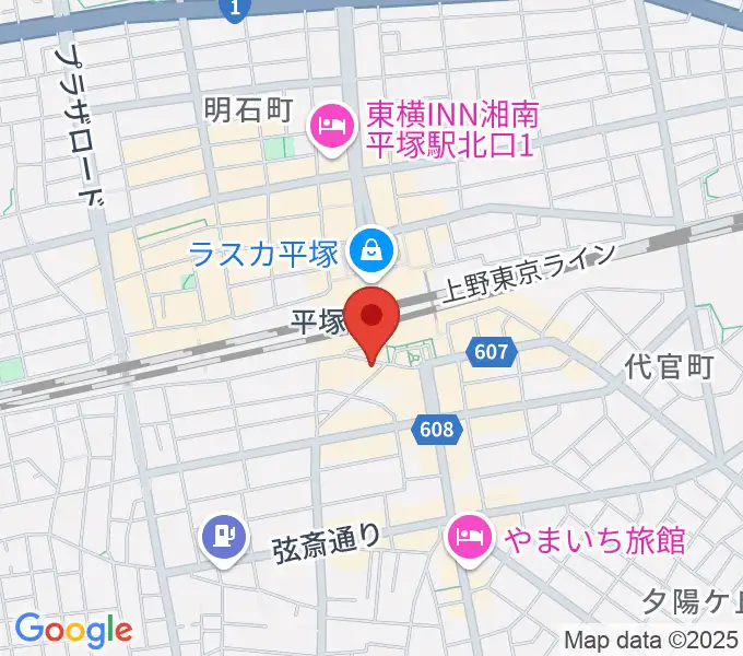 平塚Sad cafeの地図