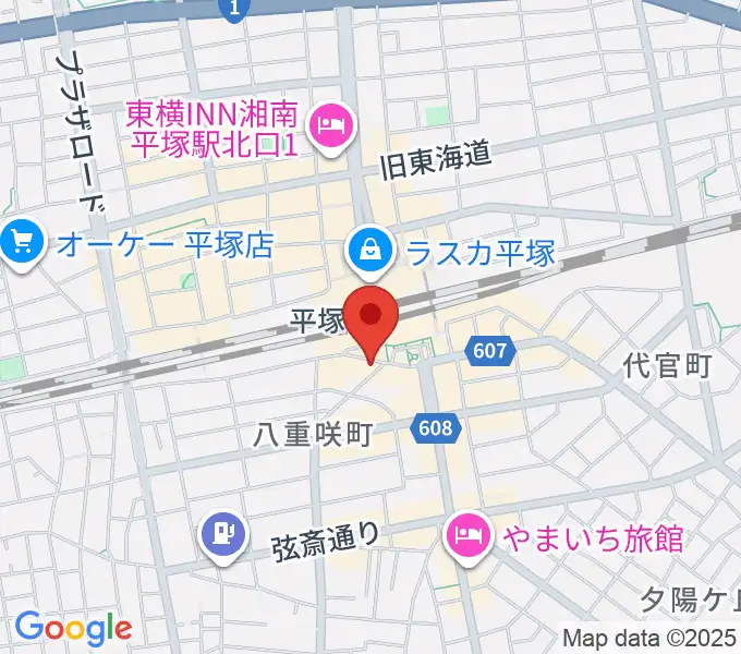 平塚Sad cafeの地図