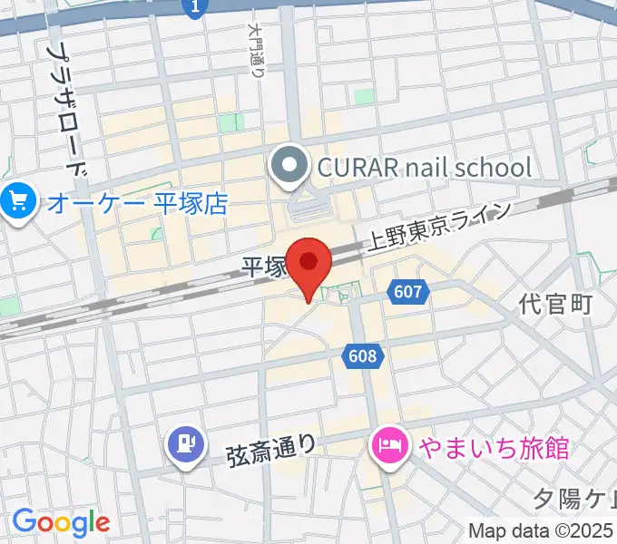 平塚Sad cafeの地図