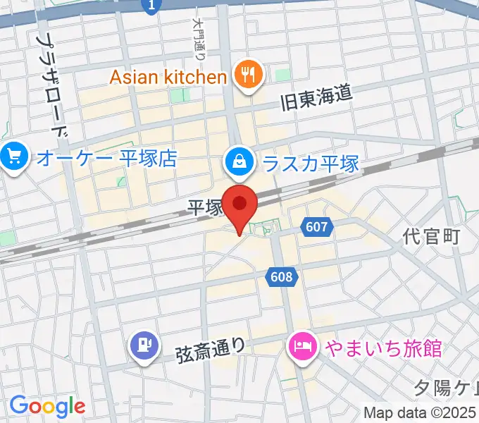 平塚Sad cafeの地図