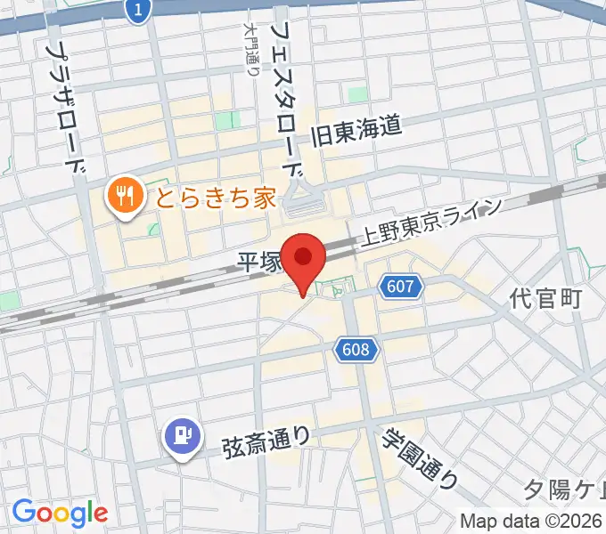 平塚Sad cafeの地図