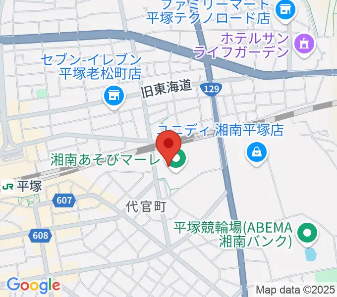 シネプレックス平塚の地図