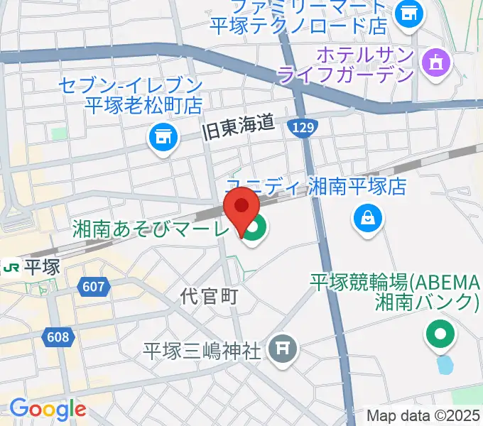 シネプレックス平塚の地図
