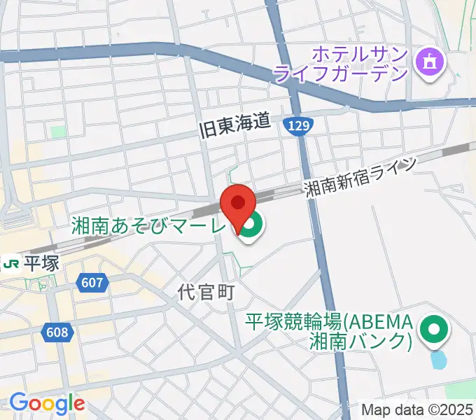 シネプレックス平塚の地図