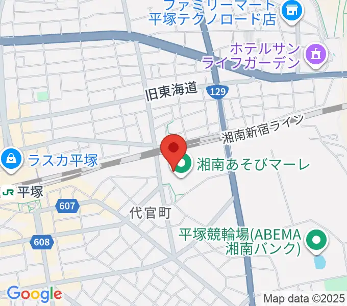 シネプレックス平塚の地図