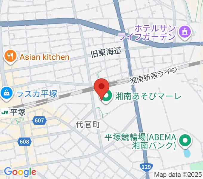 シネプレックス平塚の地図