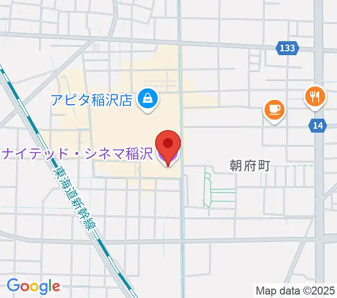 ユナイテッド・シネマ稲沢の地図