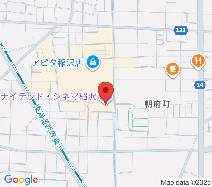 ユナイテッド・シネマ稲沢の地図