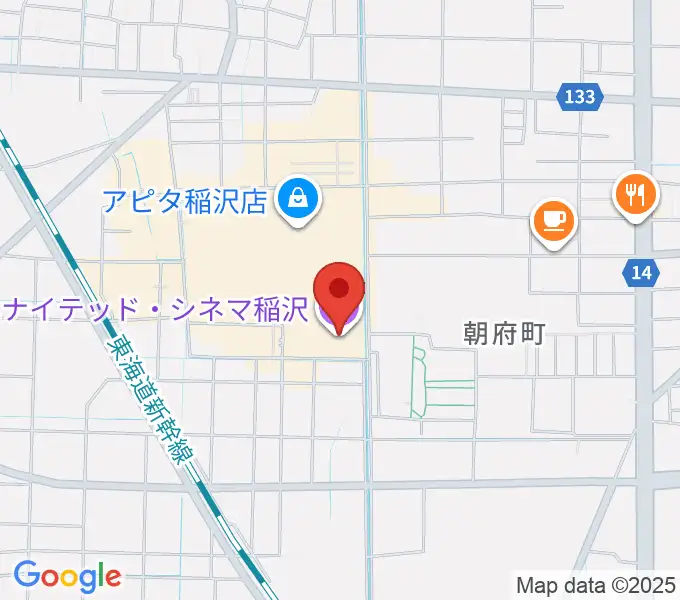 ユナイテッド・シネマ稲沢の地図