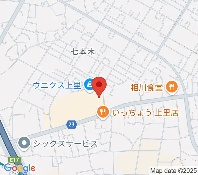 ユナイテッド・シネマ ウニクス上里の地図