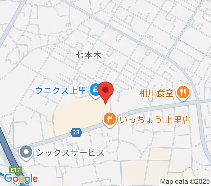 ユナイテッド・シネマ ウニクス上里の地図