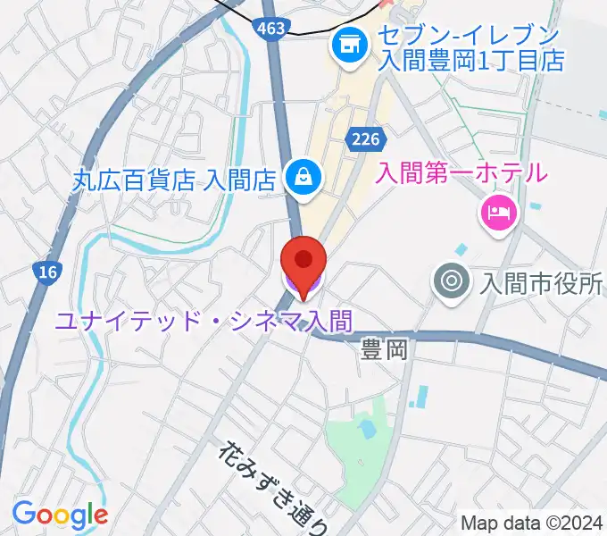 ユナイテッド・シネマ入間の地図