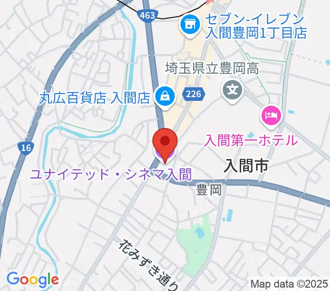 ローソン・ユナイテッドシネマ入間の地図