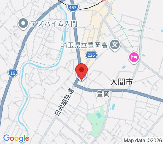 ローソン・ユナイテッドシネマ入間の地図