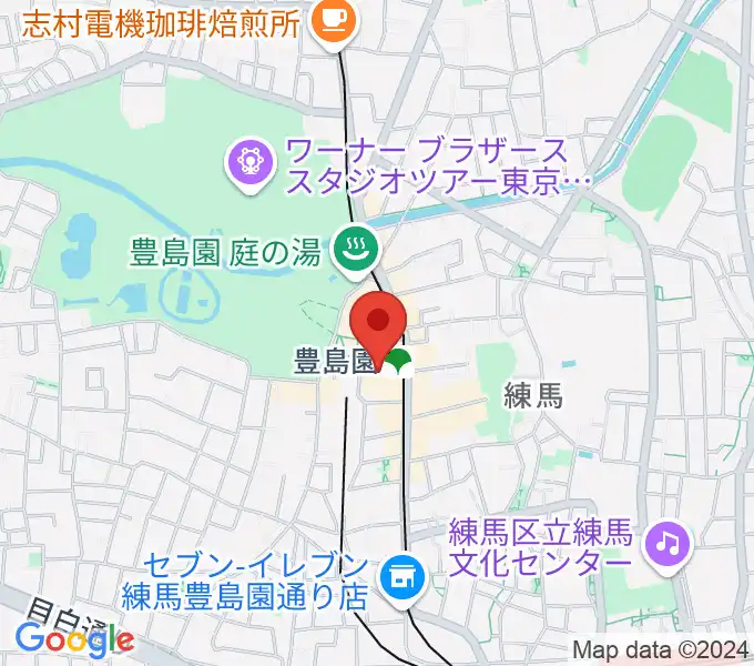 ユナイテッド・シネマとしまえんの地図