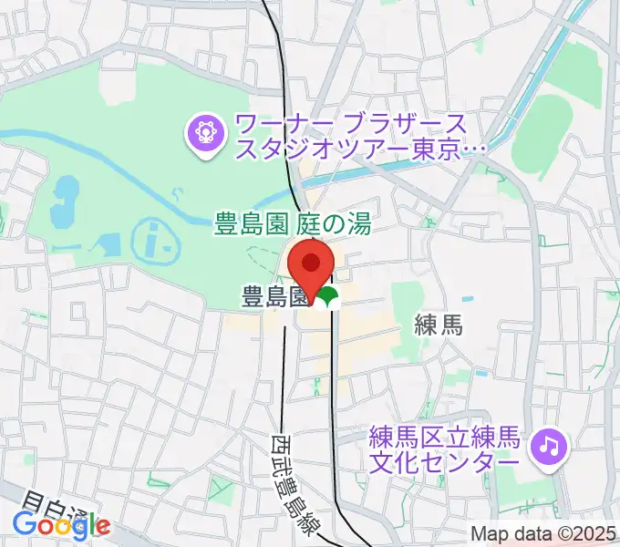 ユナイテッド・シネマとしまえんの地図