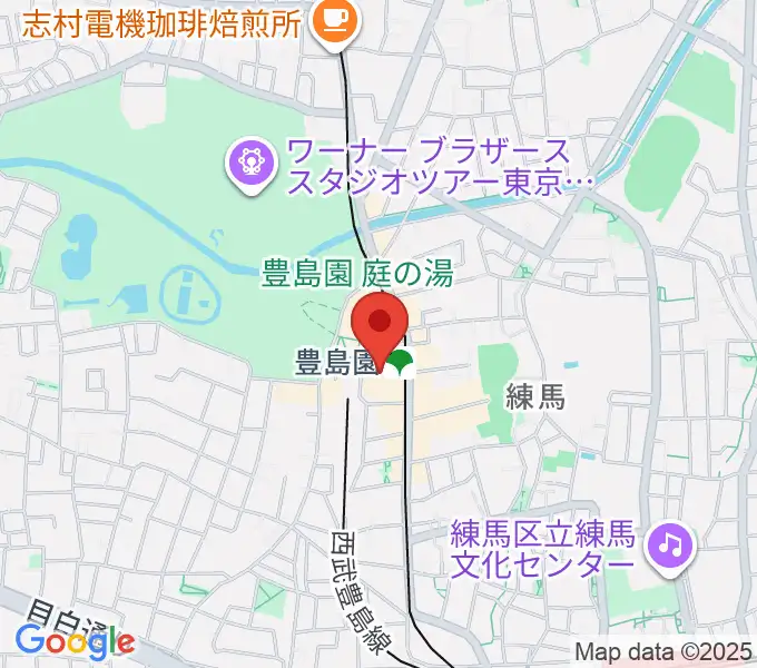 ユナイテッド・シネマとしまえんの地図