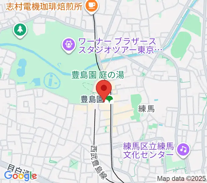 ユナイテッド・シネマとしまえんの地図