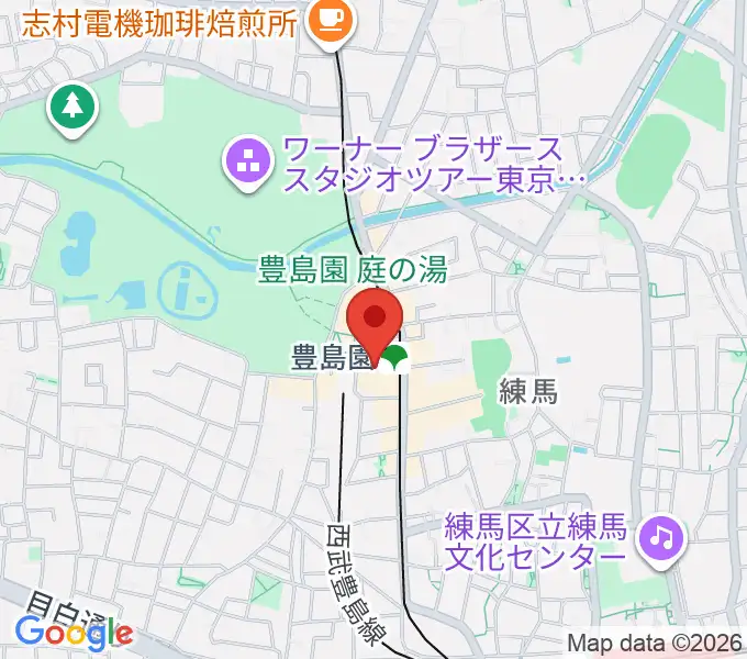 ユナイテッド・シネマとしまえんの地図
