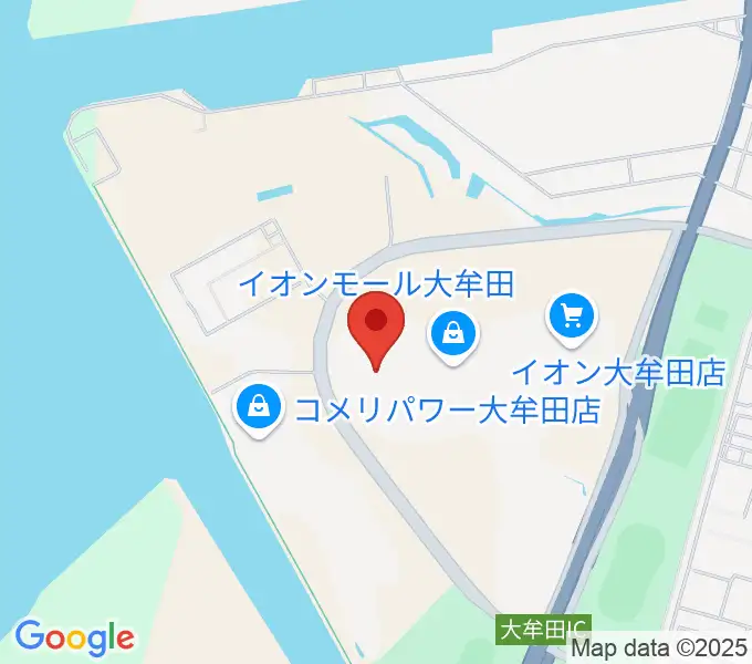 セントラルシネマ大牟田の地図