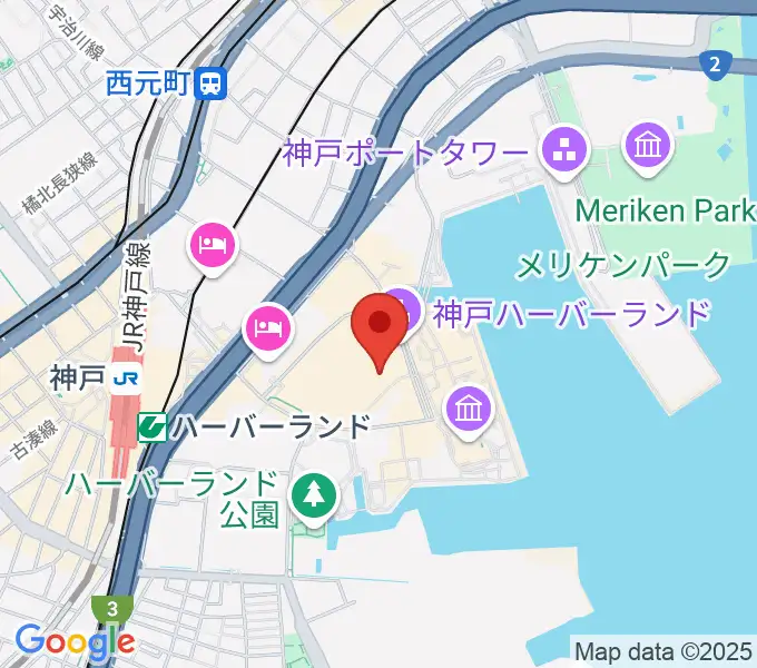 OSシネマズ神戸ハーバーランドの地図