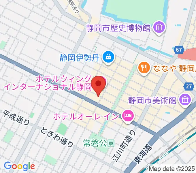 静岡東宝会館の地図