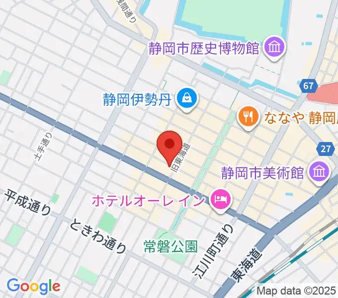 静岡東宝会館の地図