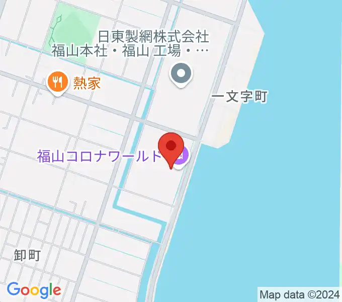 シネマワールド福山の地図