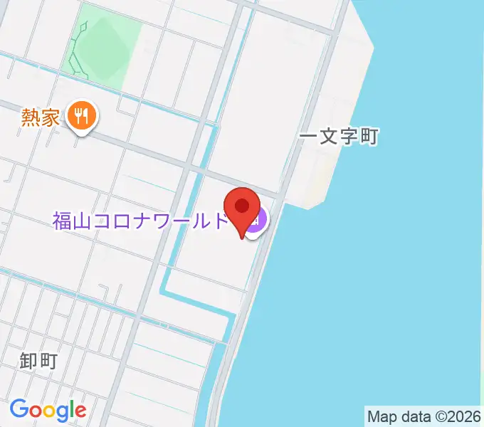 シネマワールド福山の地図