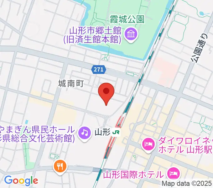 ソラリス山形の地図
