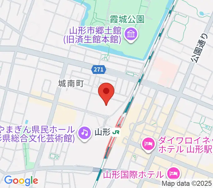 ソラリス山形の地図