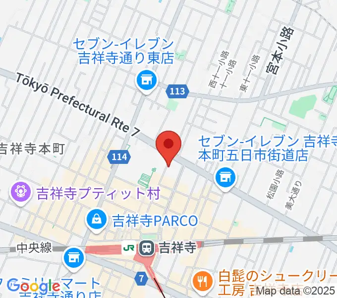 吉祥寺Mojo Cafeの地図