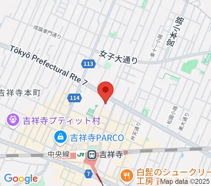 吉祥寺Mojo Cafeの地図