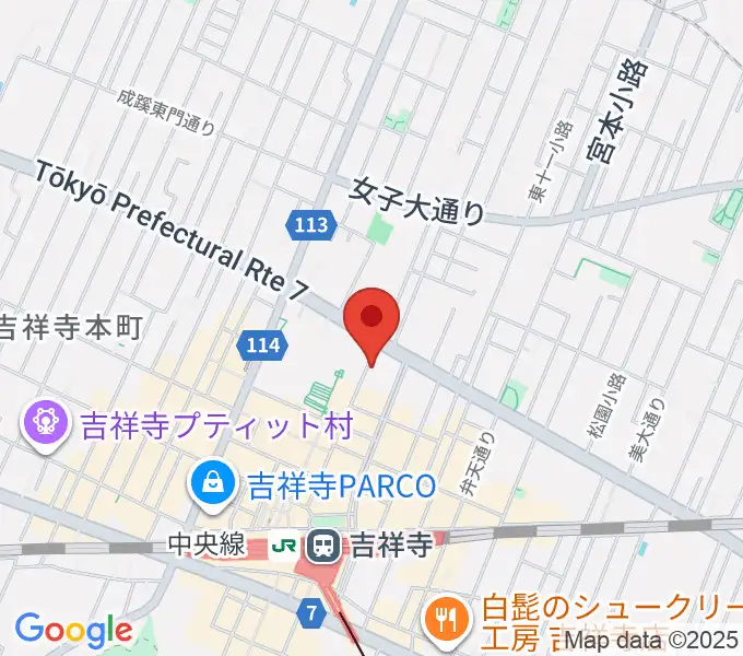 吉祥寺Mojo Cafeの地図