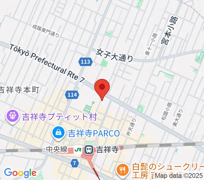 吉祥寺Mojo Cafeの地図