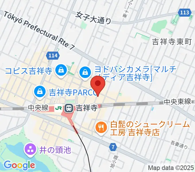 音吉！MEGの地図