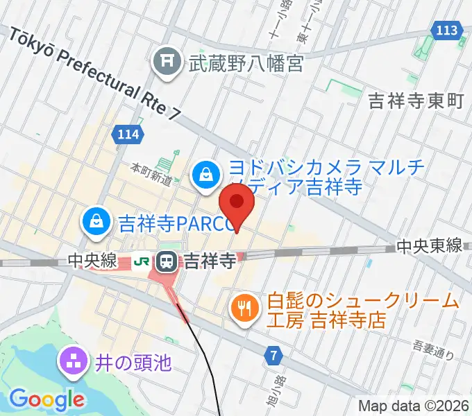 音吉!MEGの地図