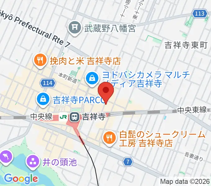 音吉!MEGの地図