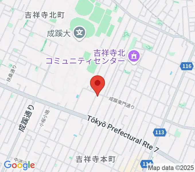 管楽器修理工房Prositの地図