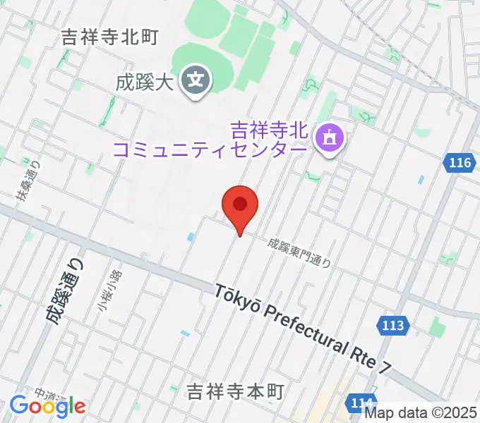 管楽器修理工房Prositの地図