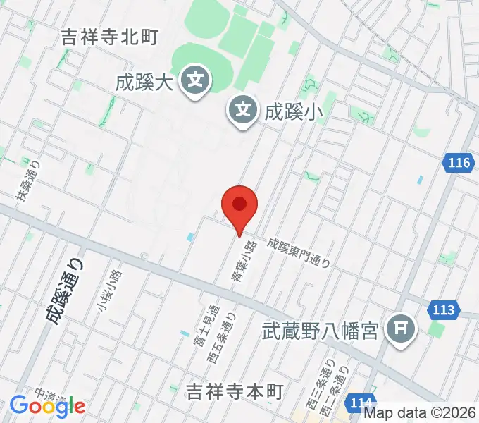 管楽器修理工房Prositの地図