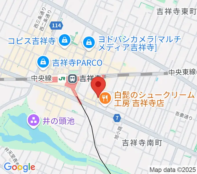 吉祥寺 南郷7丁目の地図
