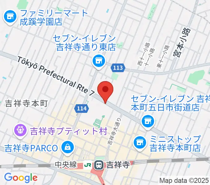 吉祥寺プラザの地図