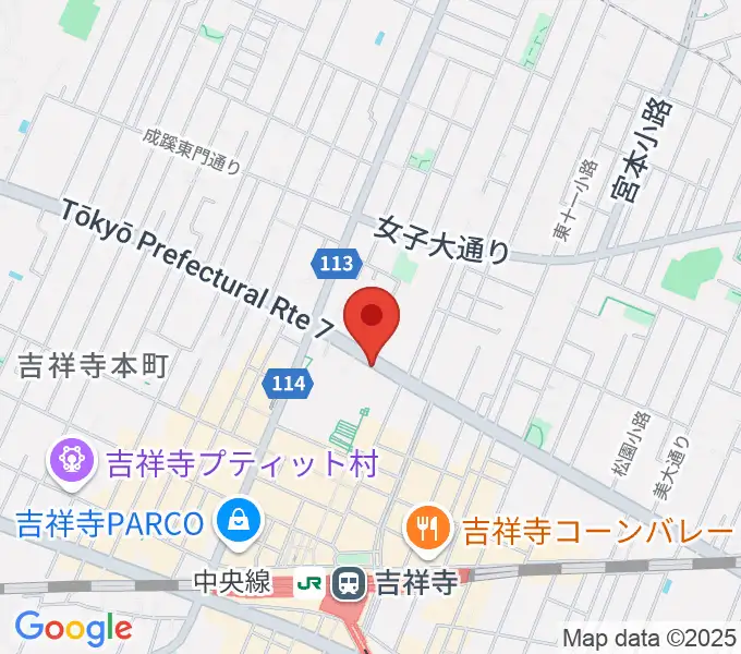 吉祥寺プラザの地図