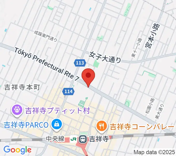 吉祥寺プラザの地図