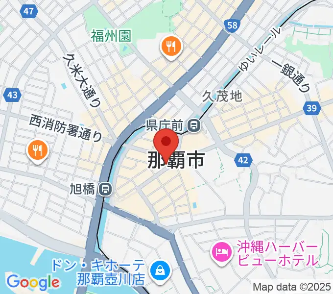 琉球新報ホールの地図