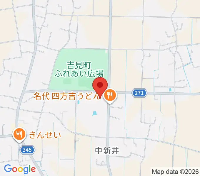 吉見町民会館 フレサよしみの地図