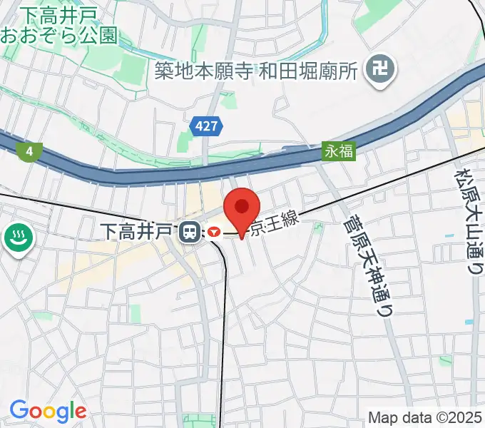 下高井戸シネマの地図