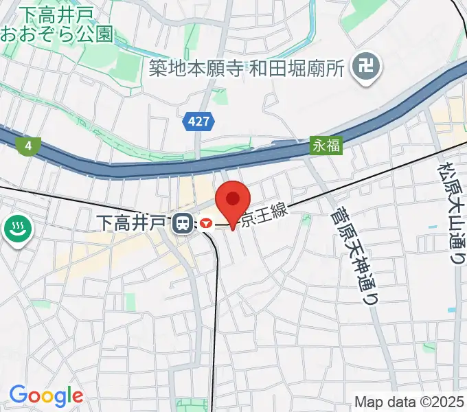 下高井戸シネマの地図