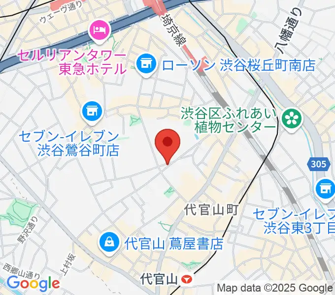 未来太鼓道場 みらい代官山スタジオの地図